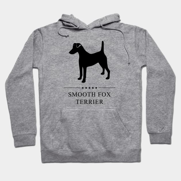 Smooth Fox Terrier Black Silhouette Hoodie by millersye